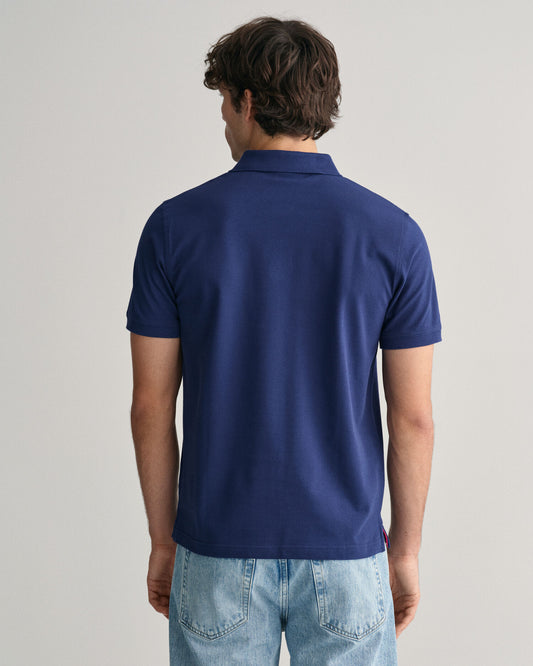 Contrast Pique Polo Shirt