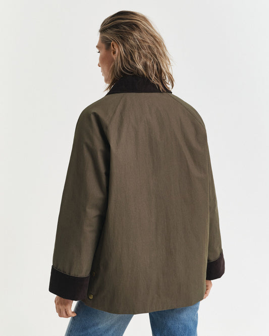 Barnjacke aus gewachster Baumwolle