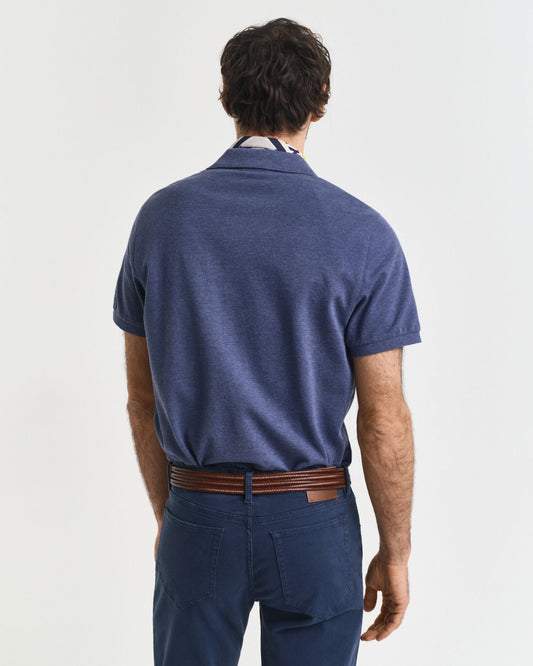 Regular Fit Shield Pique Polo Shirt