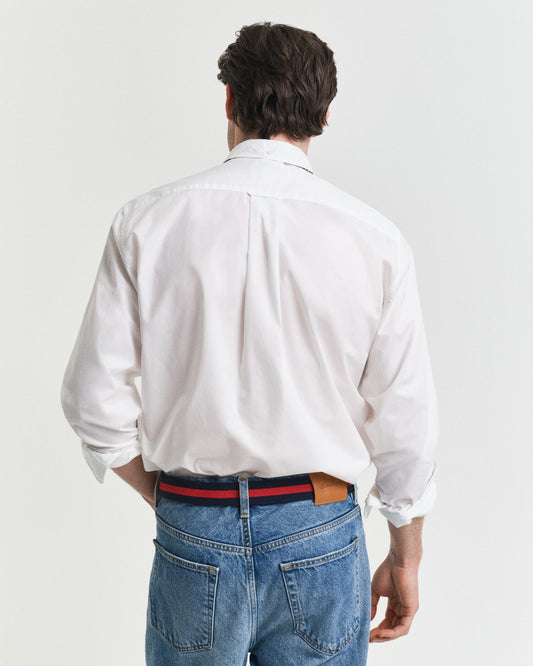 Regular Fit Hemd aus klassischem Popeline