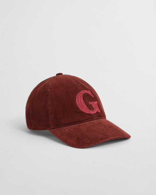 G bestickte Cordkappe