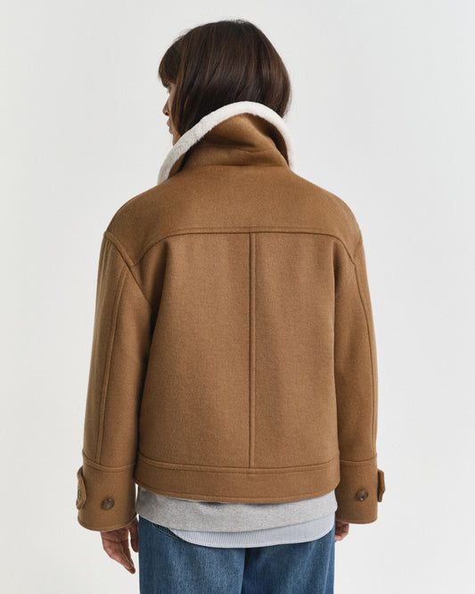 Fliegerjacke aus Wollmischung