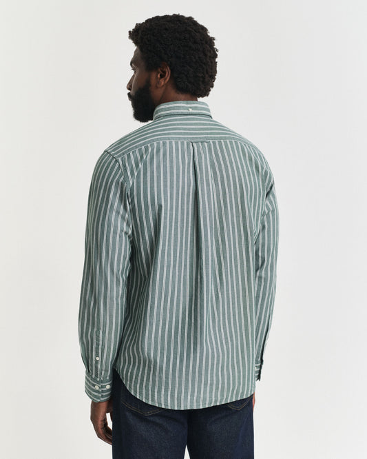 Regular Fit gestreiftes Archiv-Popeline-Hemd