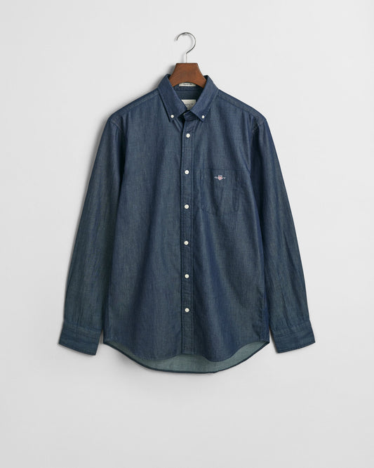 Regular Fit Indigohemd