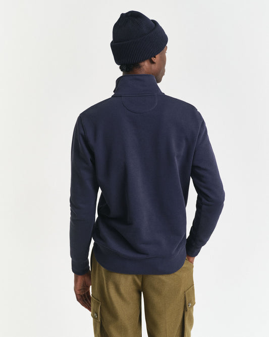Shield-Halbreißverschluss-Sweatshirt