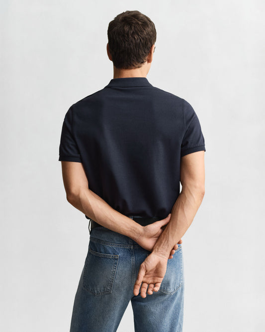 Regular Fit Shield Pique Polo Shirt