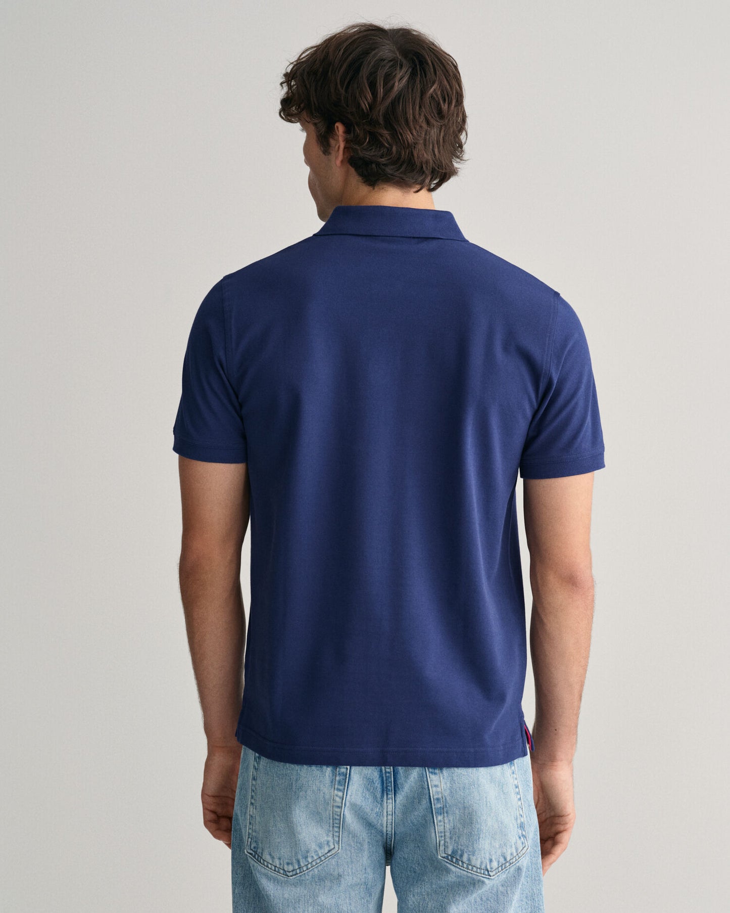 Contrast Pique Polo Shirt