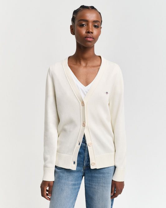 Klassische Strickjacke aus Baumwolle