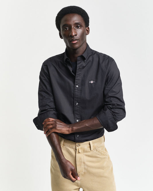 Chemise Classique Slim en Popeline