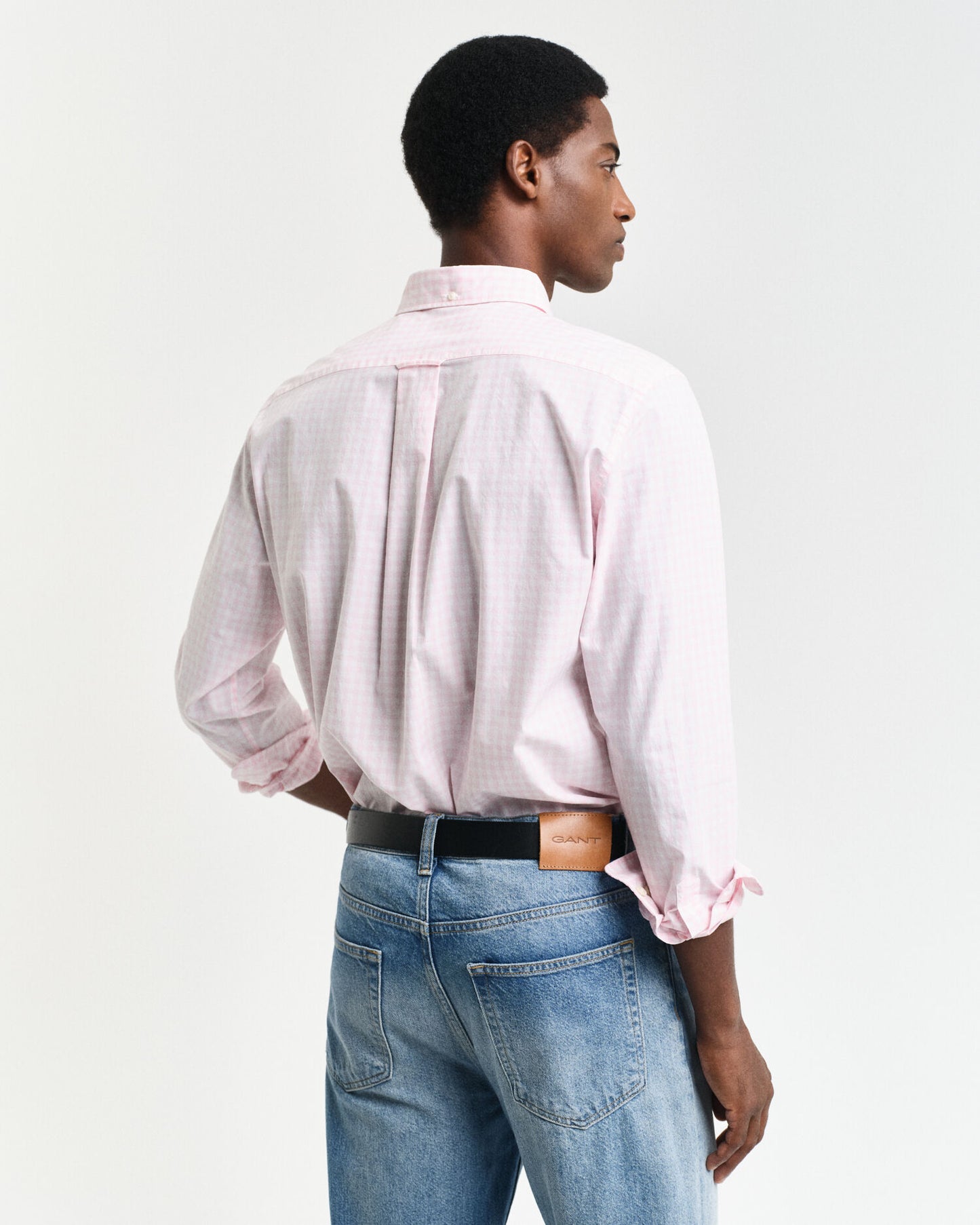 Regular Fit Klassisches Gingham-Popeline-Hemd