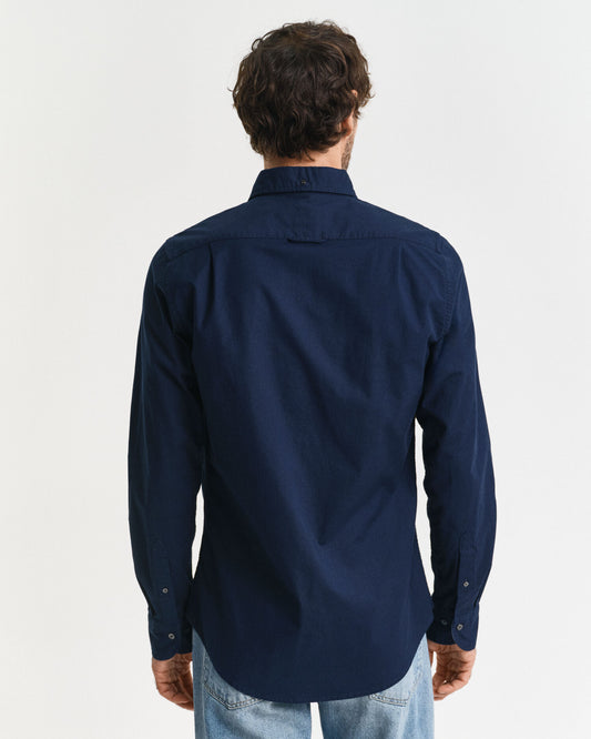 Chemise Oxford ajustée extensible