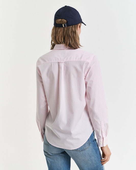 Regular Fit Classic Striped Poplin Shirt