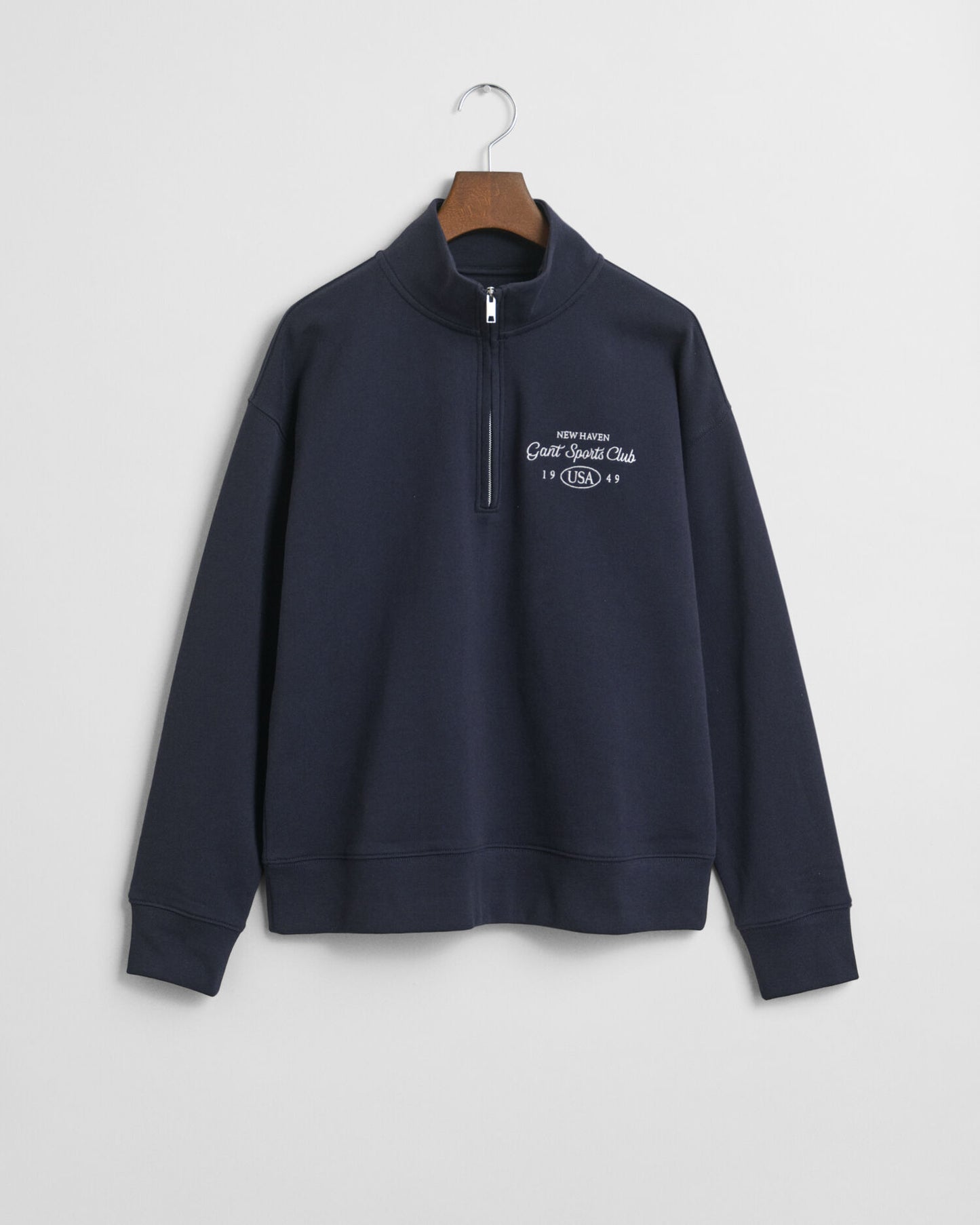 Grafisches Half-Zip Sweatshirt