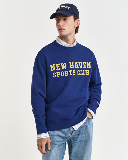 Grafisches Rundhals-Sweatshirt