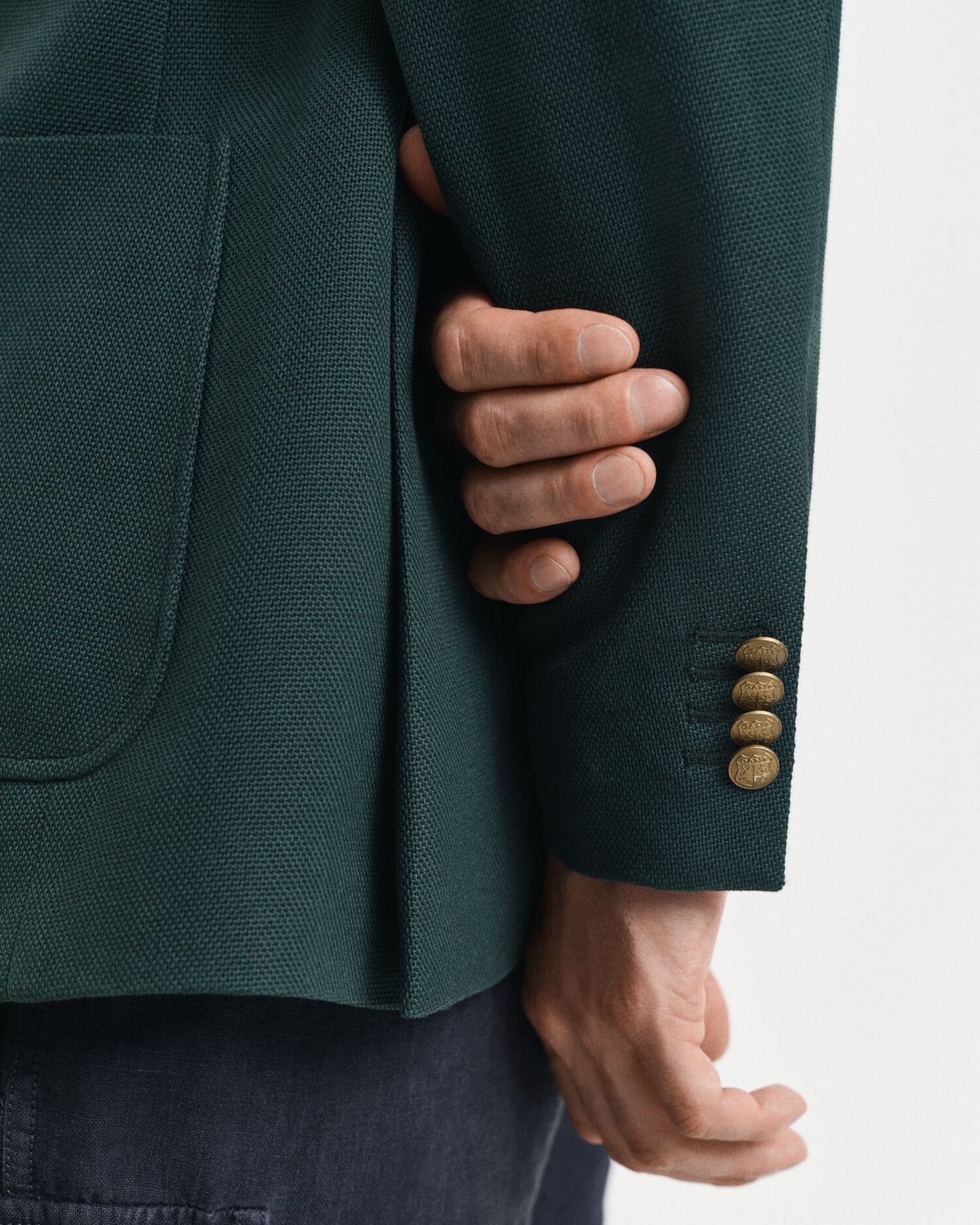 Blazer ajusté en coton Club