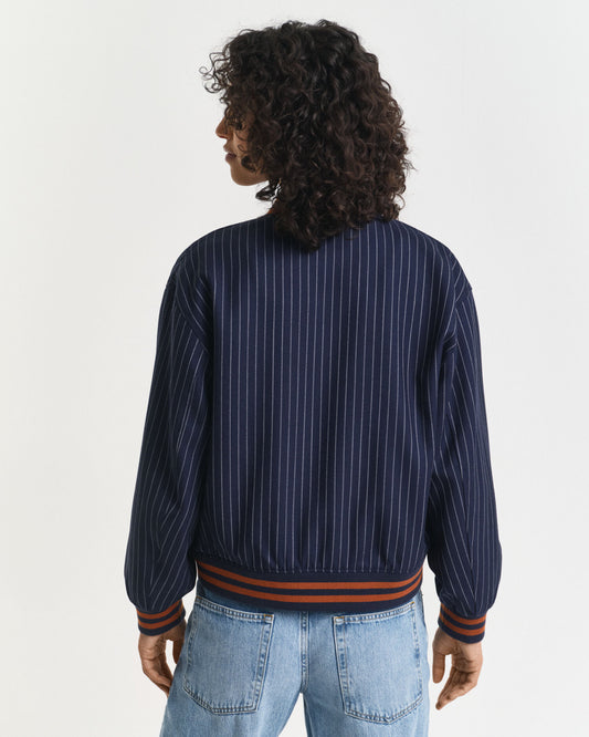 Nadelstreifen-Collegejacke