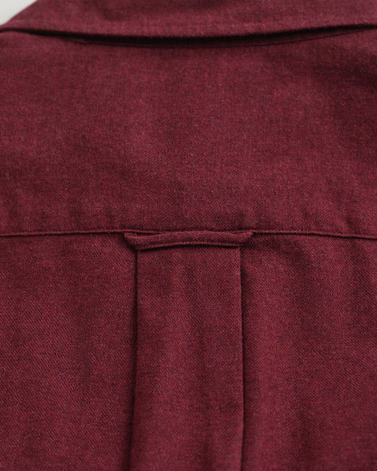 Regular Fit Melange-Flanellhemd