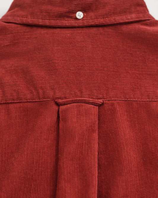 Chemise en velours côtelé coupe regular