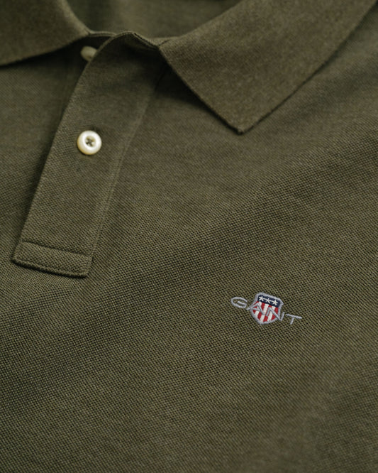 Regular Fit Shield Pique Polo Shirt