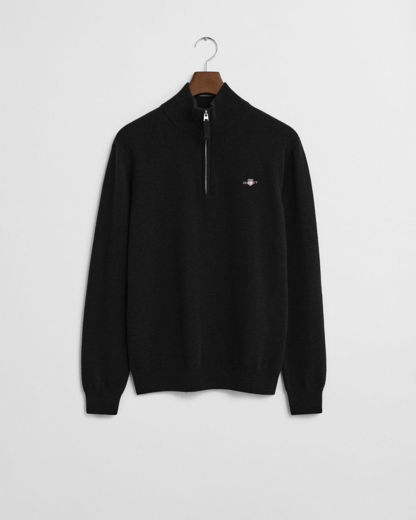 Pull demi-zip en lambswool extrafin