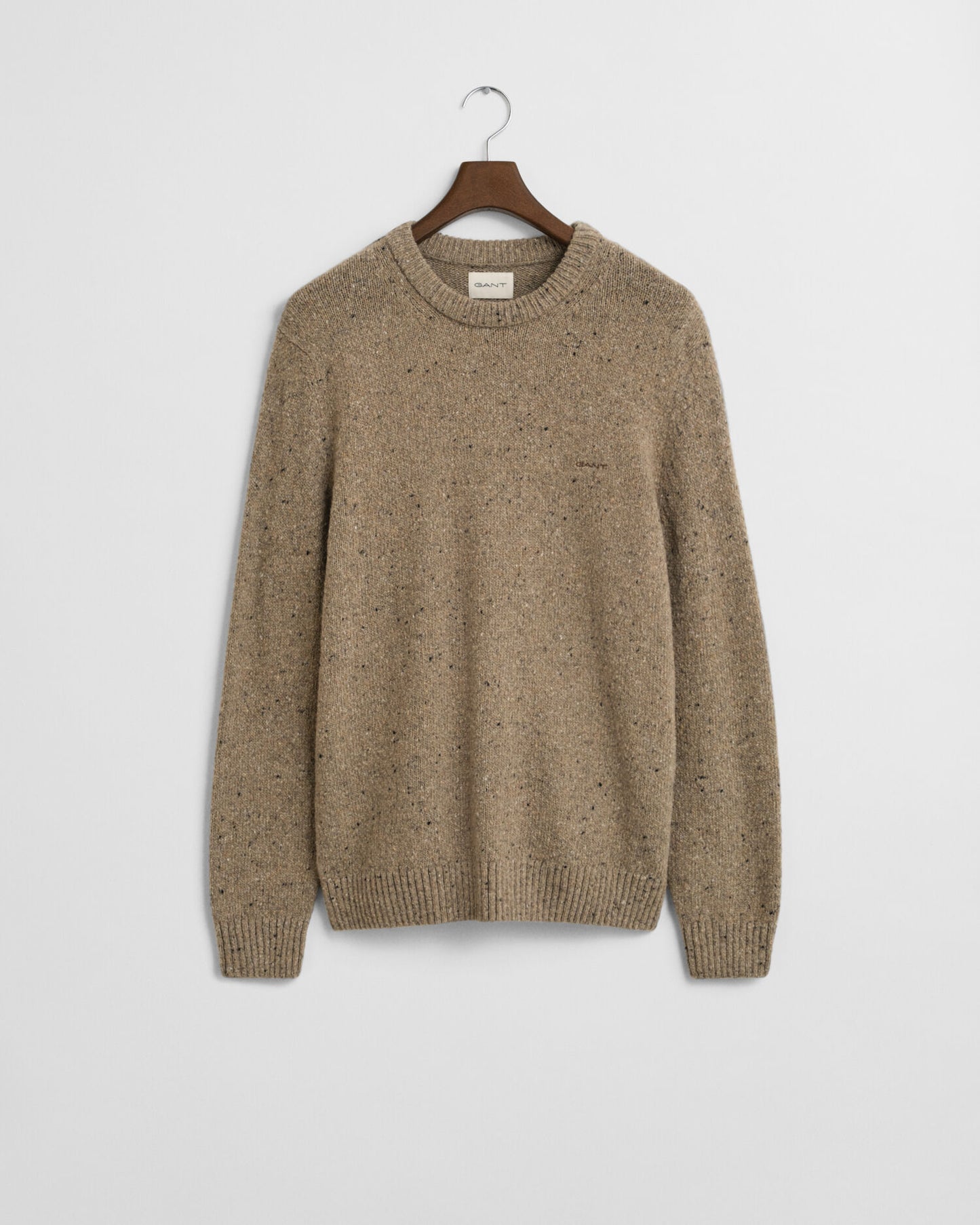 Pullover mit Rundhalsausschnitt aus Wollmischung mit Noppen