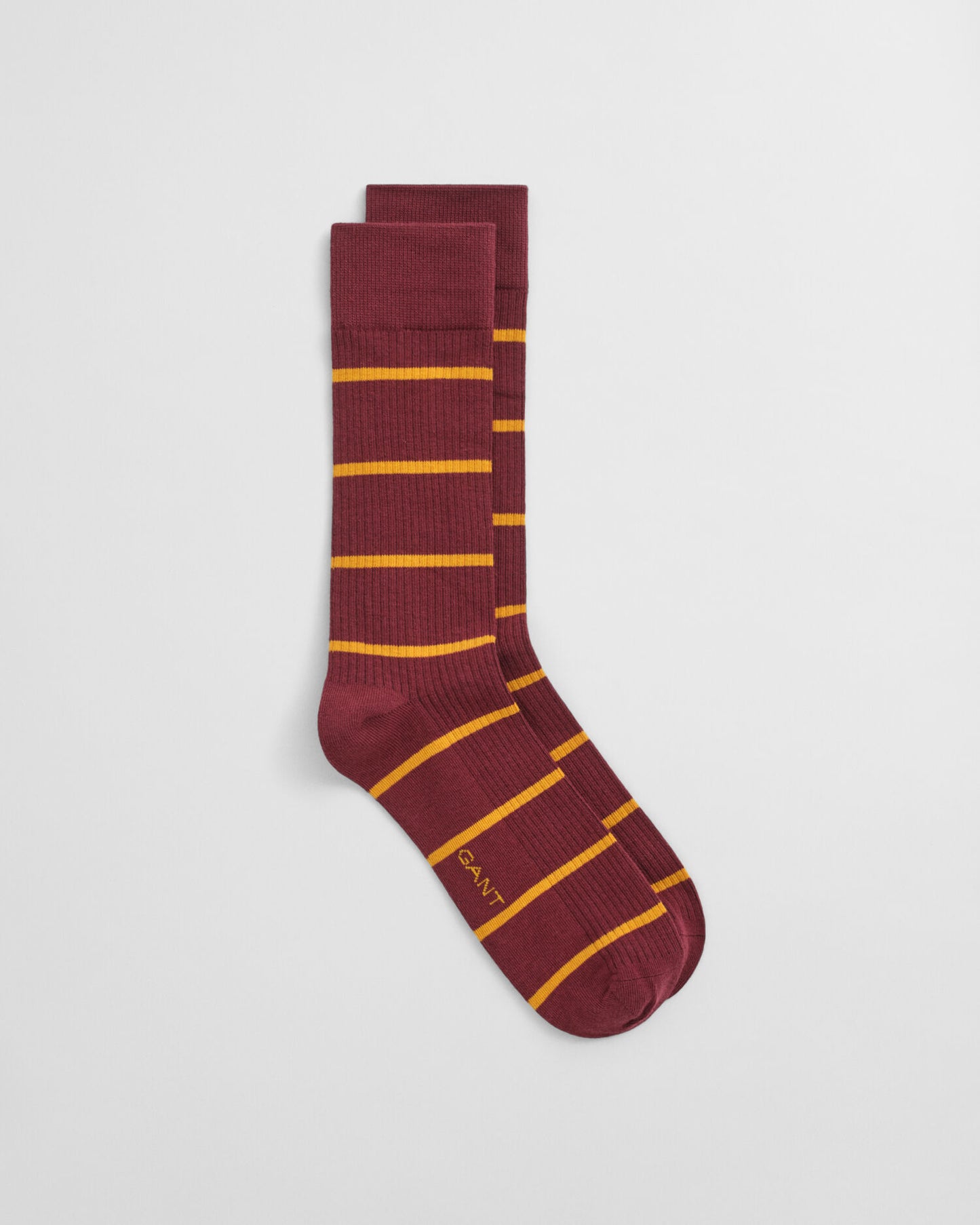Chaussettes côtelées rayées