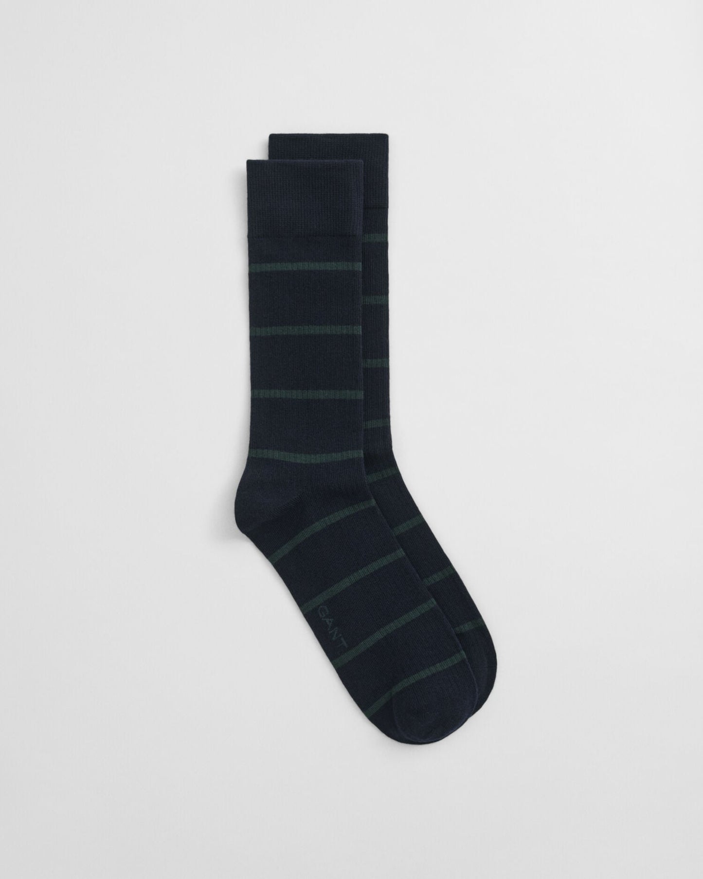 Chaussettes côtelées rayées