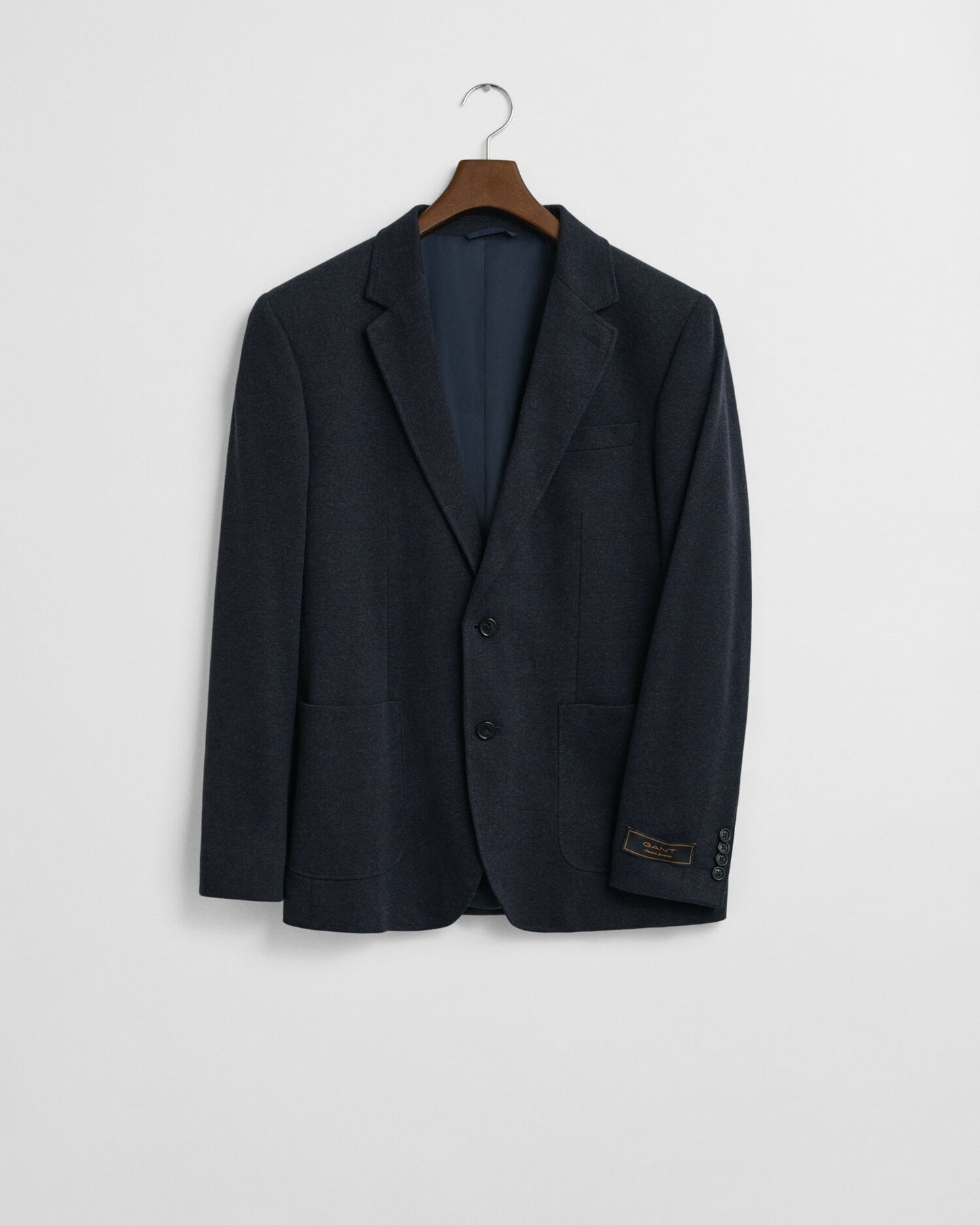 Blazer en jersey piqué bicolore coupe ajustée