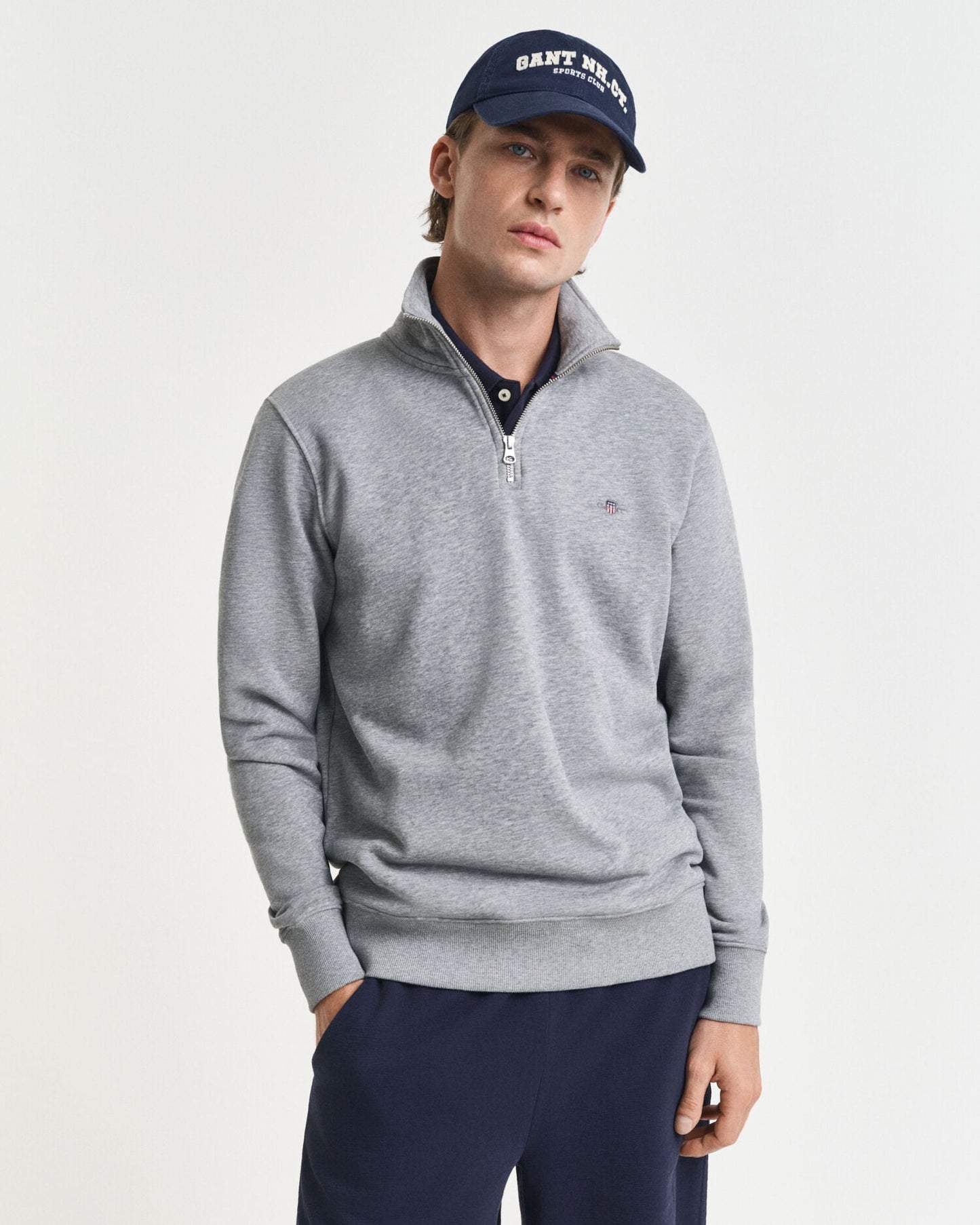 Sweat-shirt Shield demi-zip
