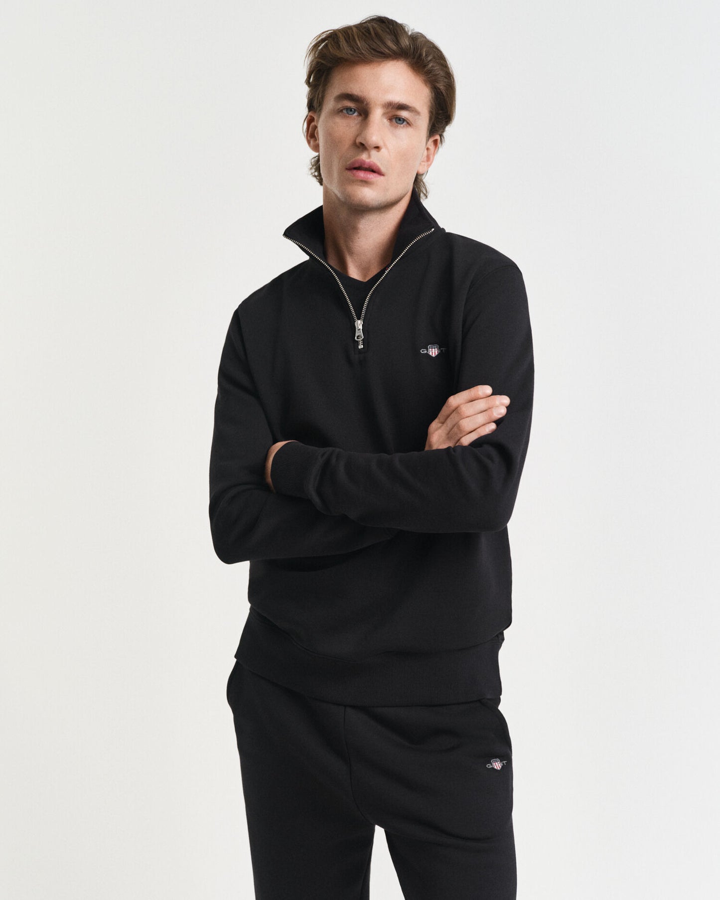 Sweat-shirt Shield demi-zip