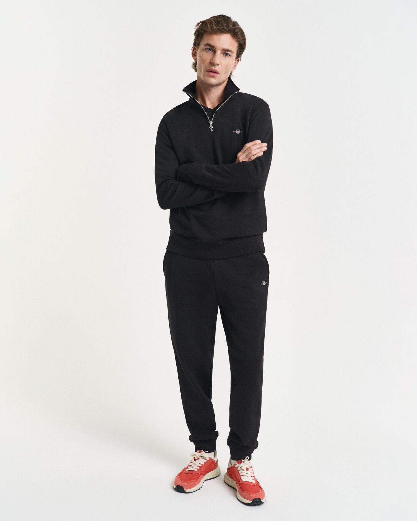 Sweat-shirt Shield demi-zip