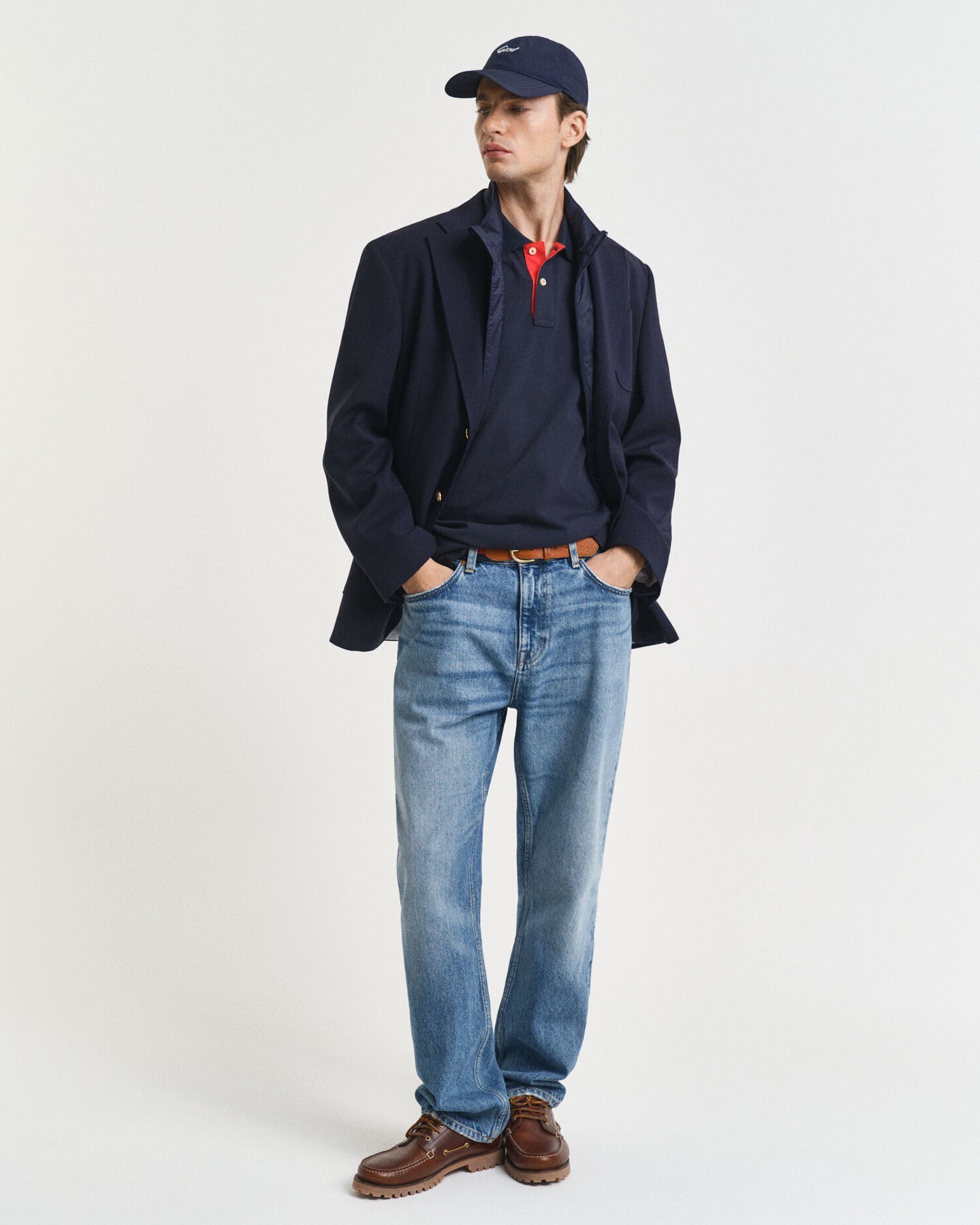 Contrast Pique Polo Shirt
