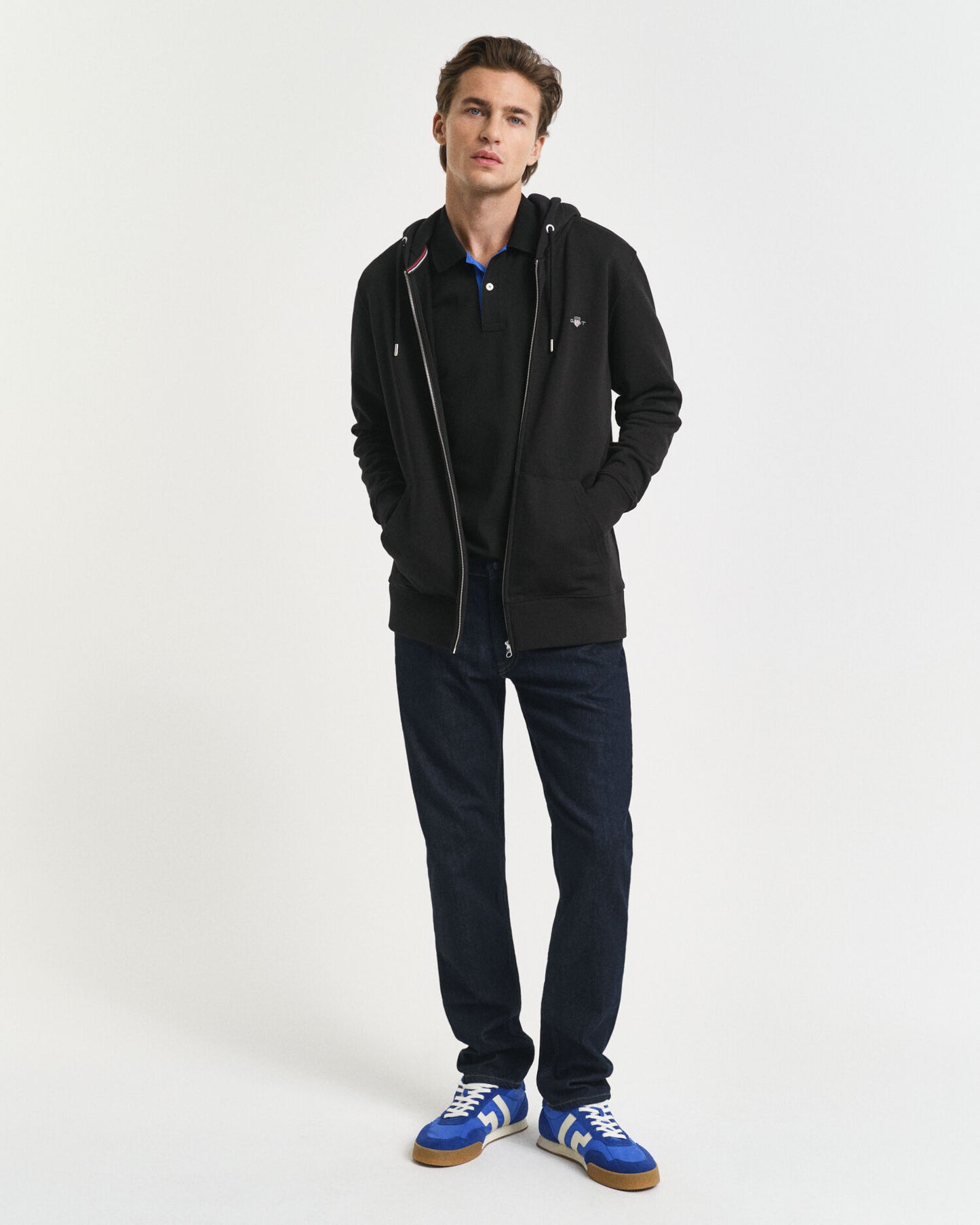 Contrast Pique Polo Shirt