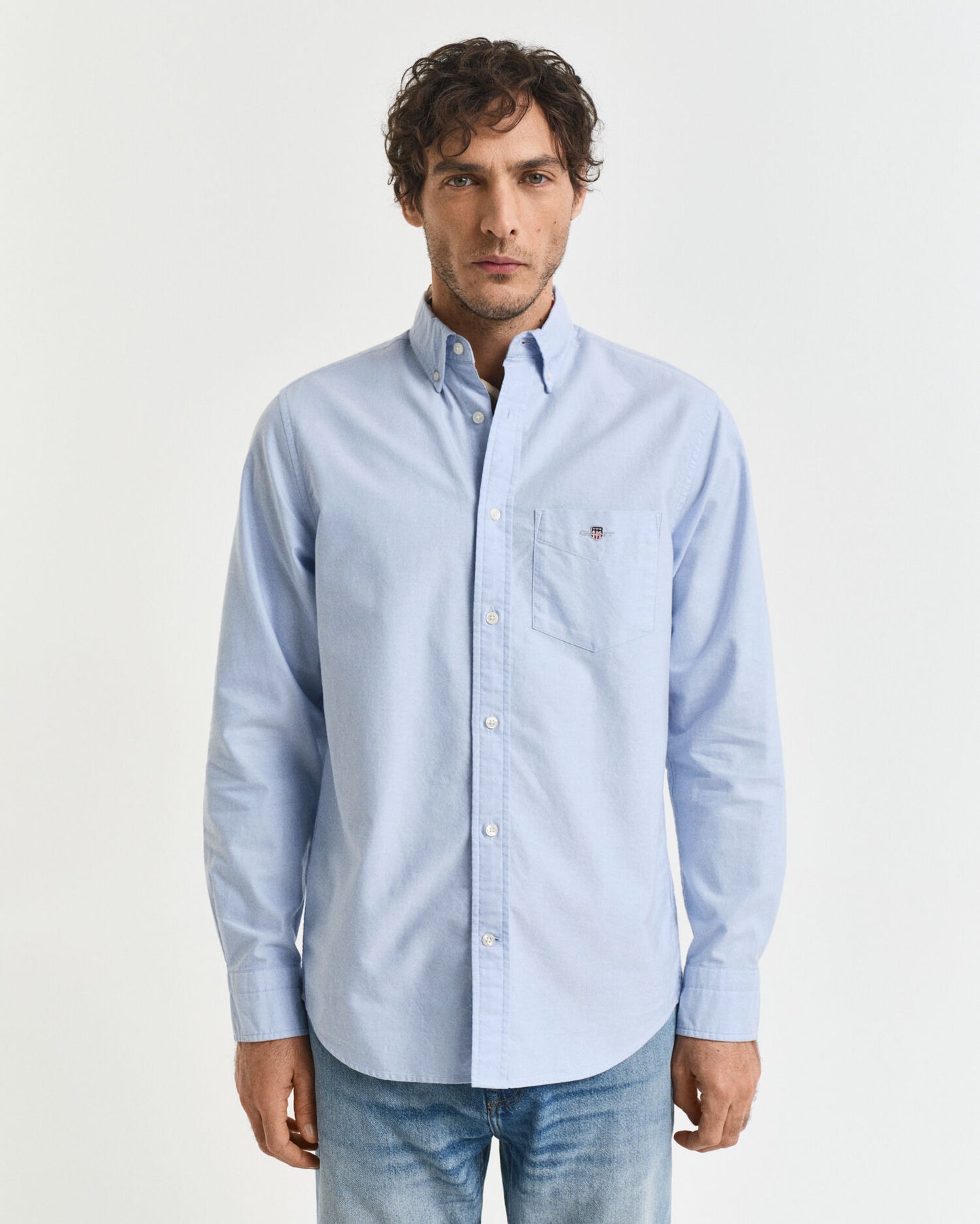 Chemise Oxford classique coupe droite