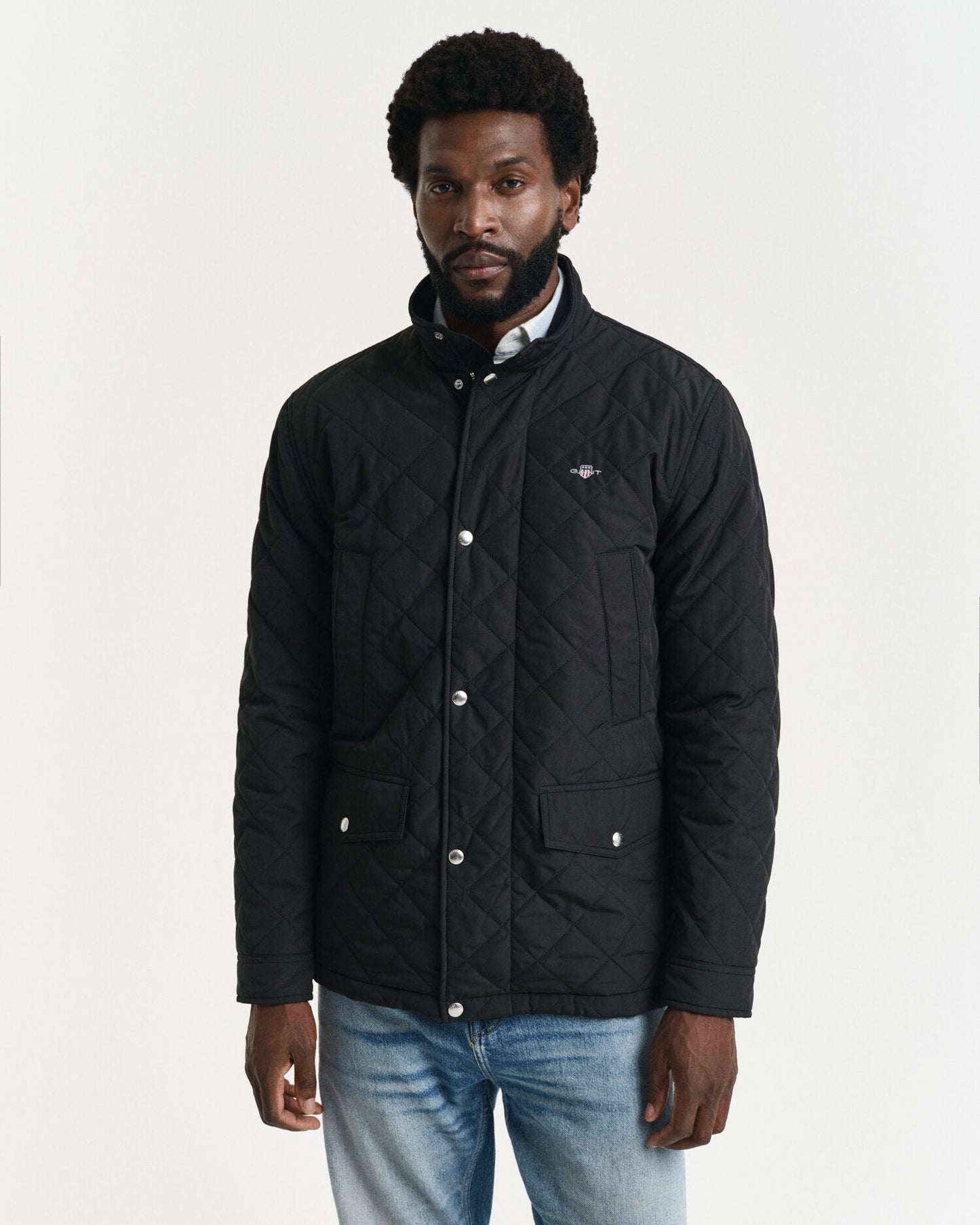 Veste mi-longue matelassée coupe-vent