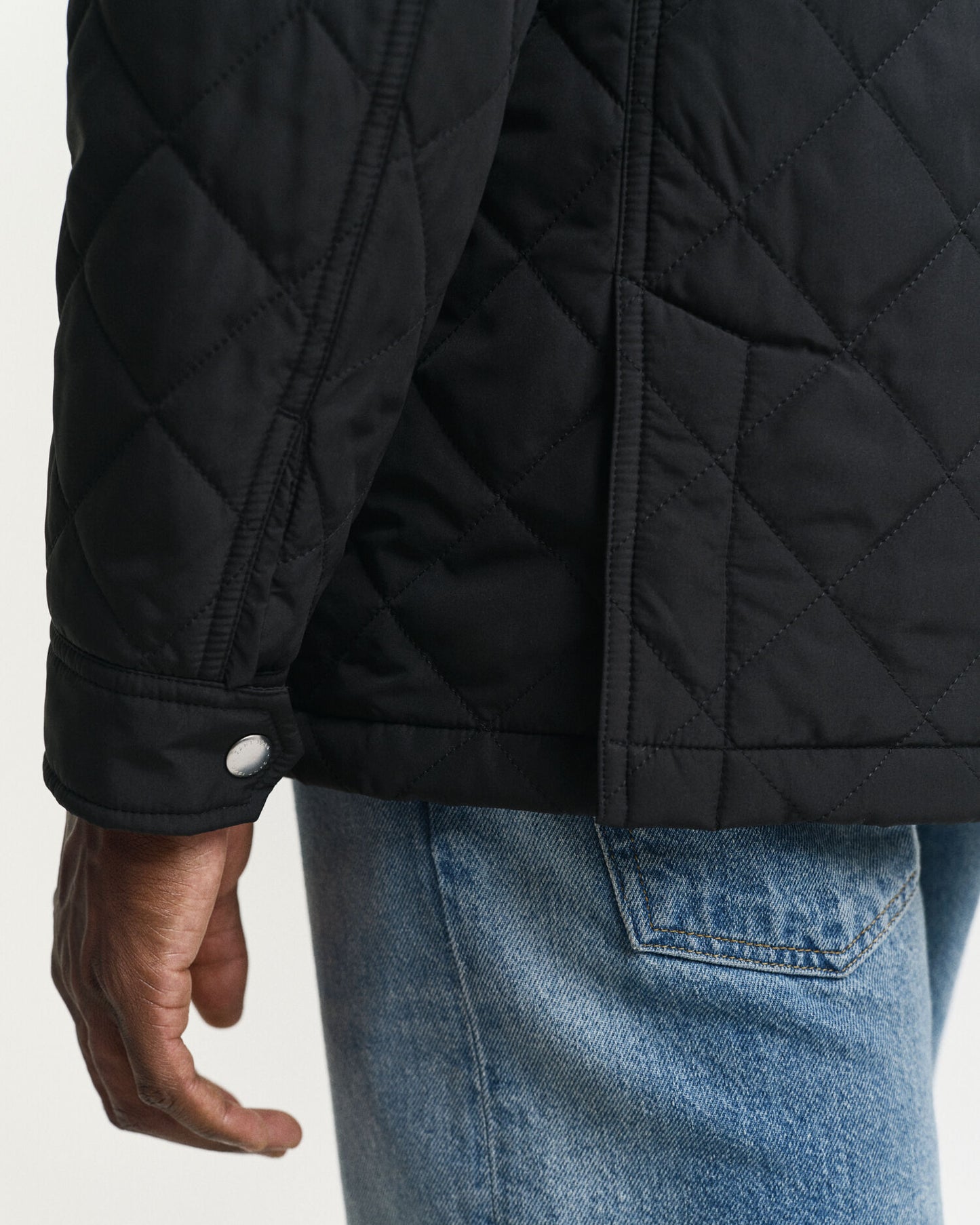 Veste mi-longue matelassée coupe-vent