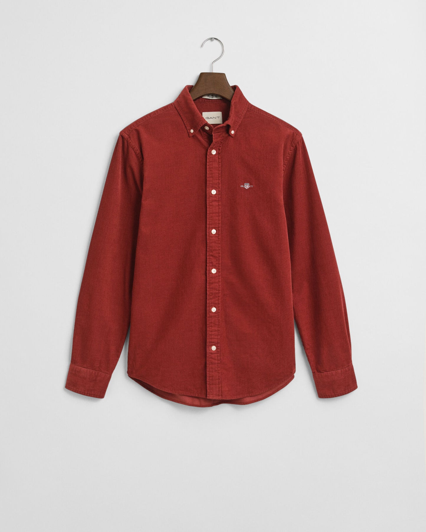 Regular Fit Hemd aus Baumwollcord