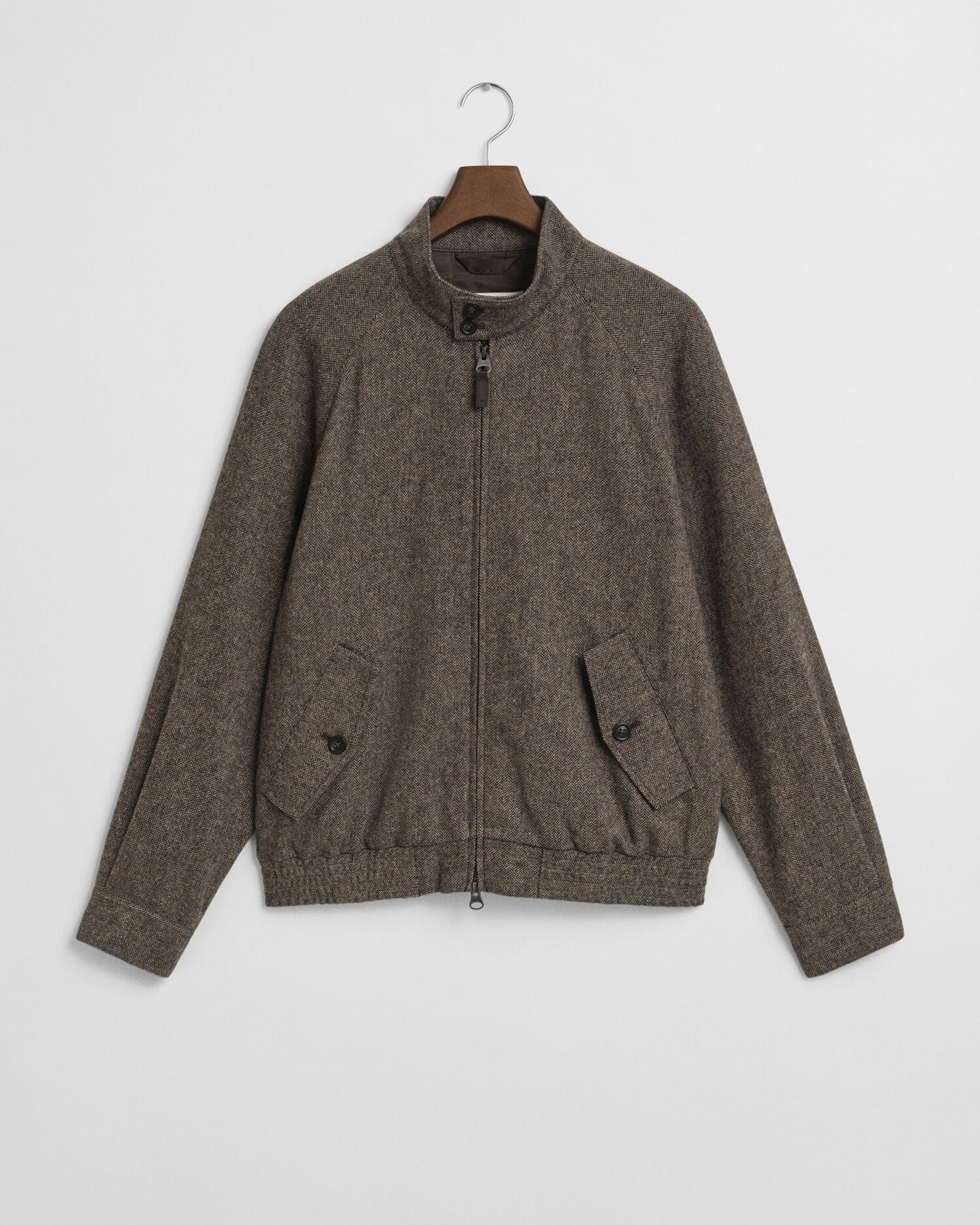 Harrington-Jacke aus Wollmix
