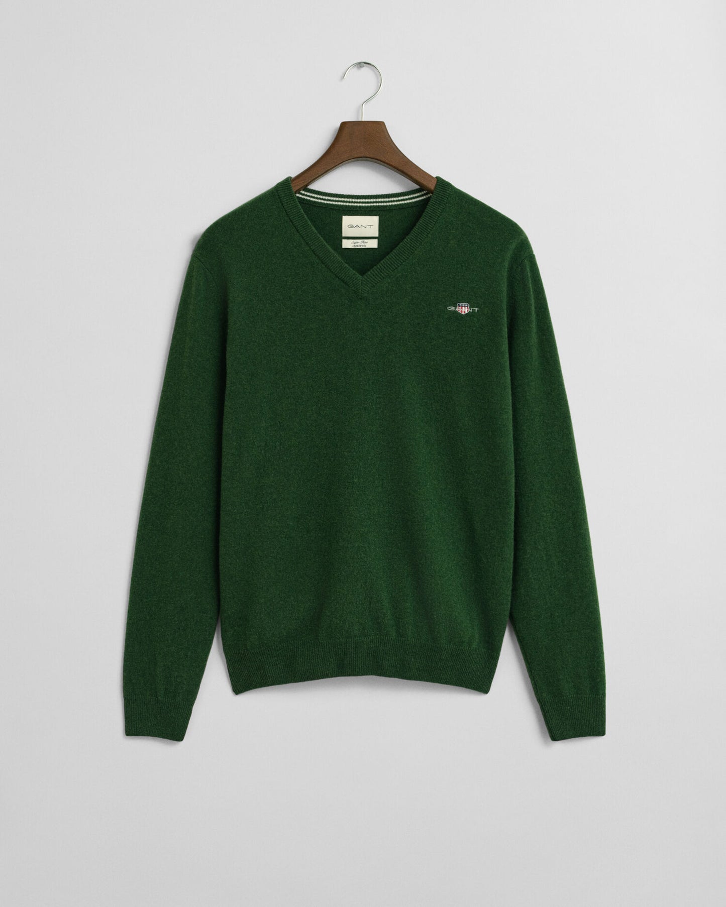 Feine Lammwoll-V-Ausschnitt-Pullover
