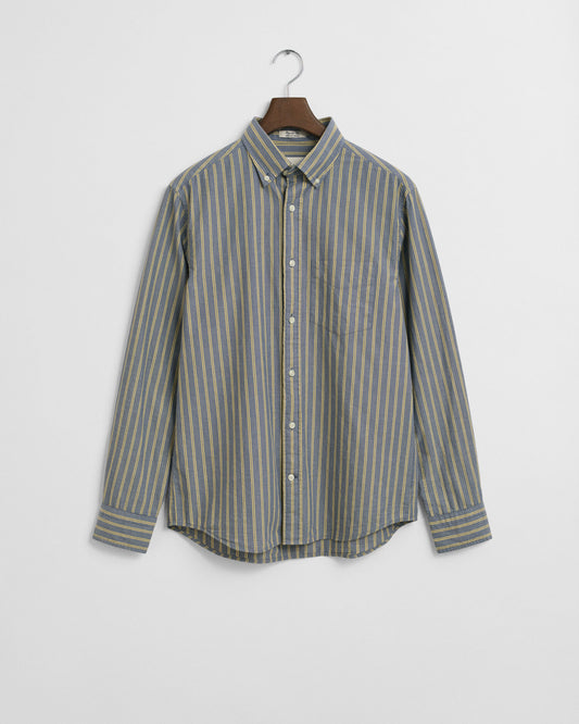 Chemise Popeline Rayée Archive Coupe Droite