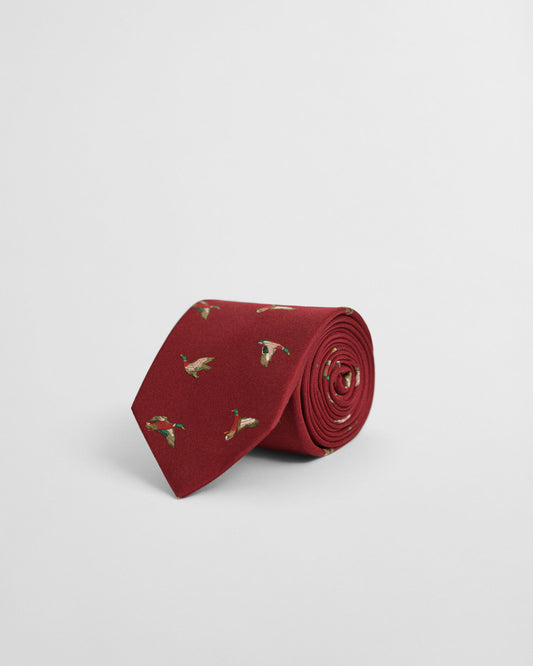 Duck Print Tie