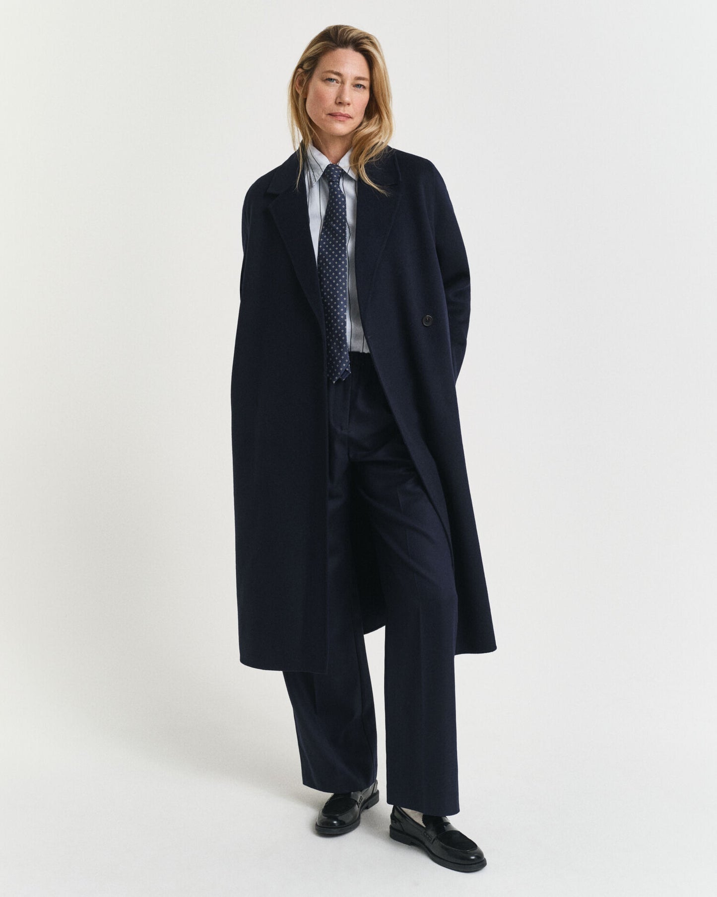 Handstitched Belted Coat