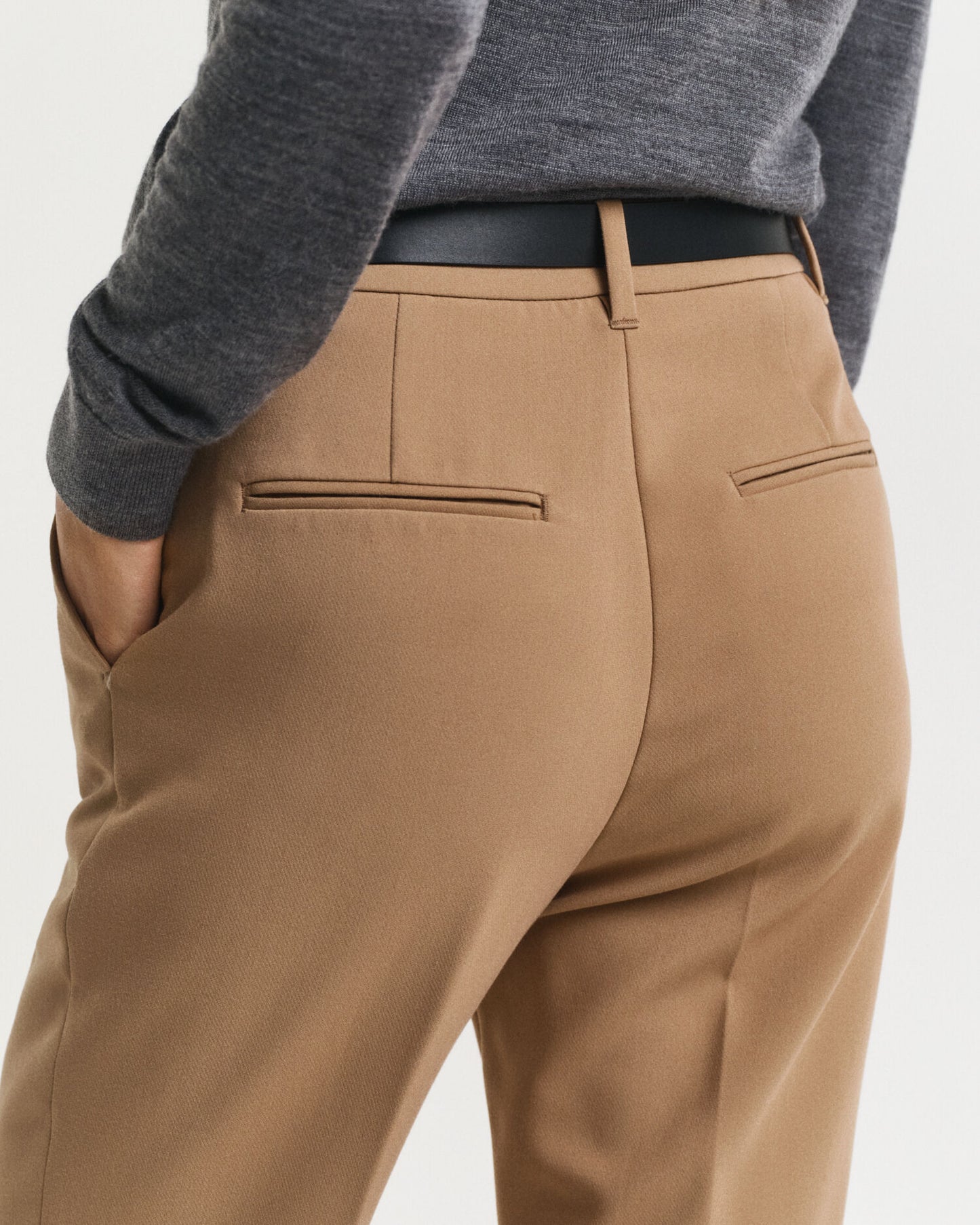 Slim Fit Flared Slacks
