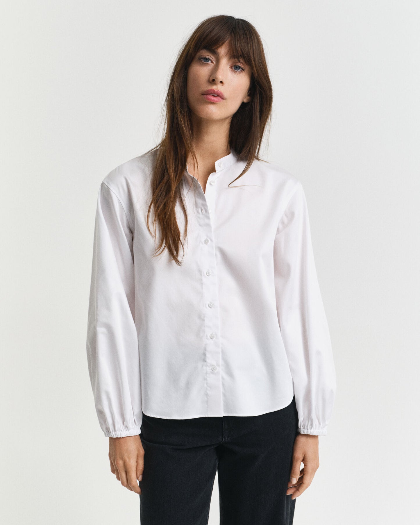 Chemisier en satin de coton