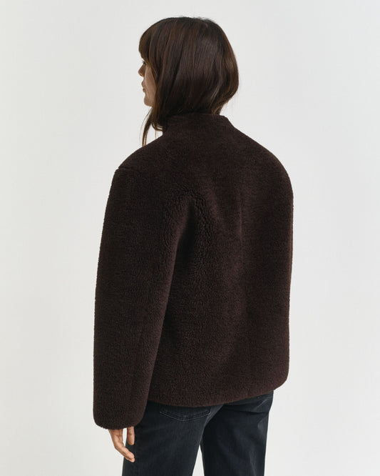 Faux-Shearling-Jacke