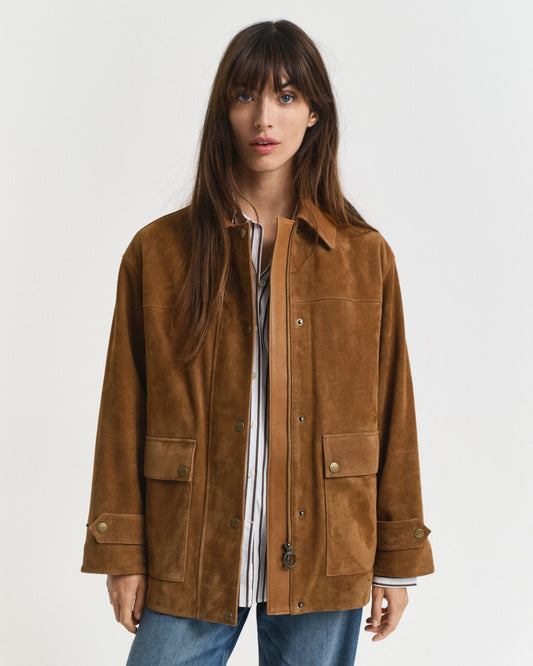 Wildleder-Scheunenjacke