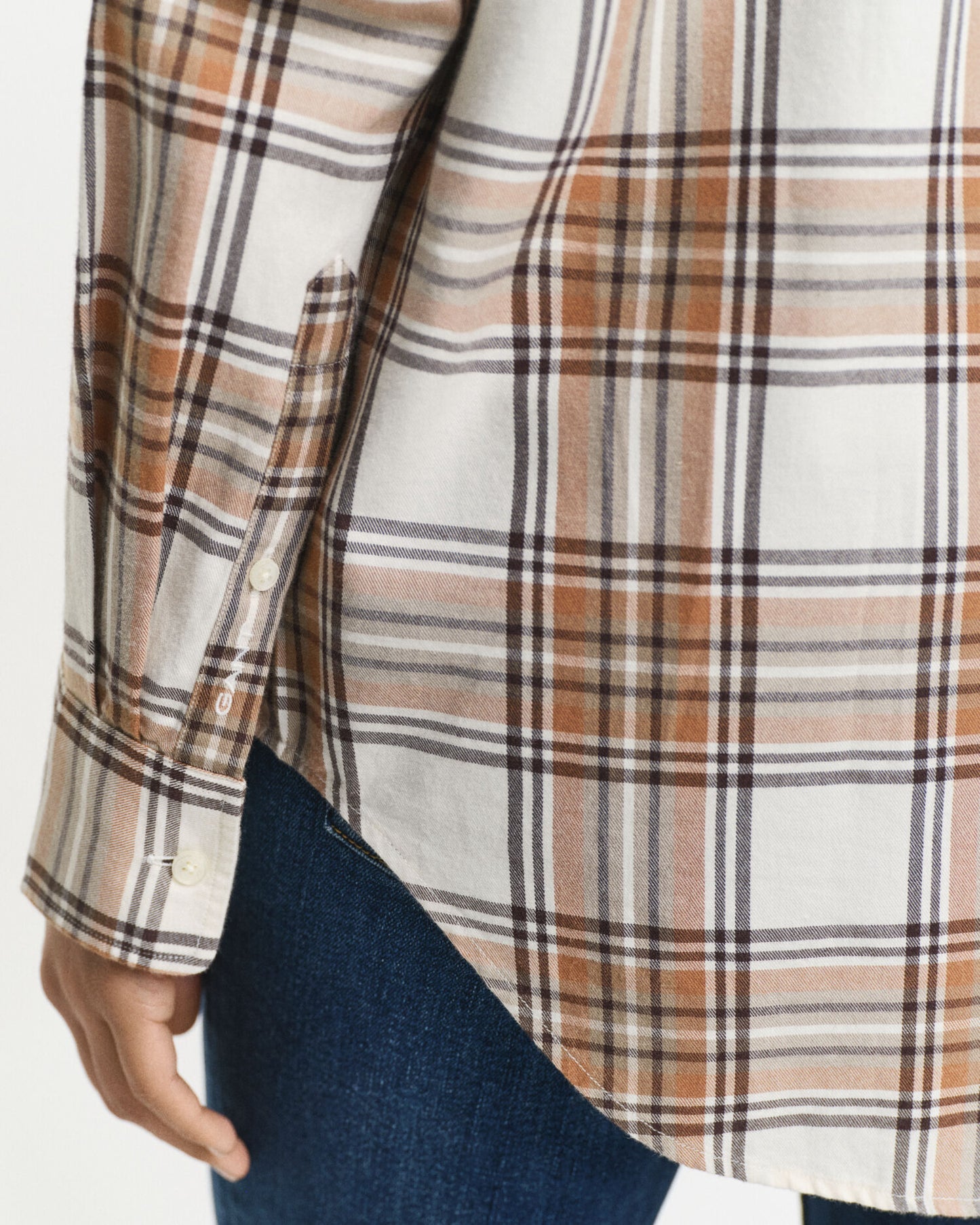Relaxed Fit Checked Flannel Shirt