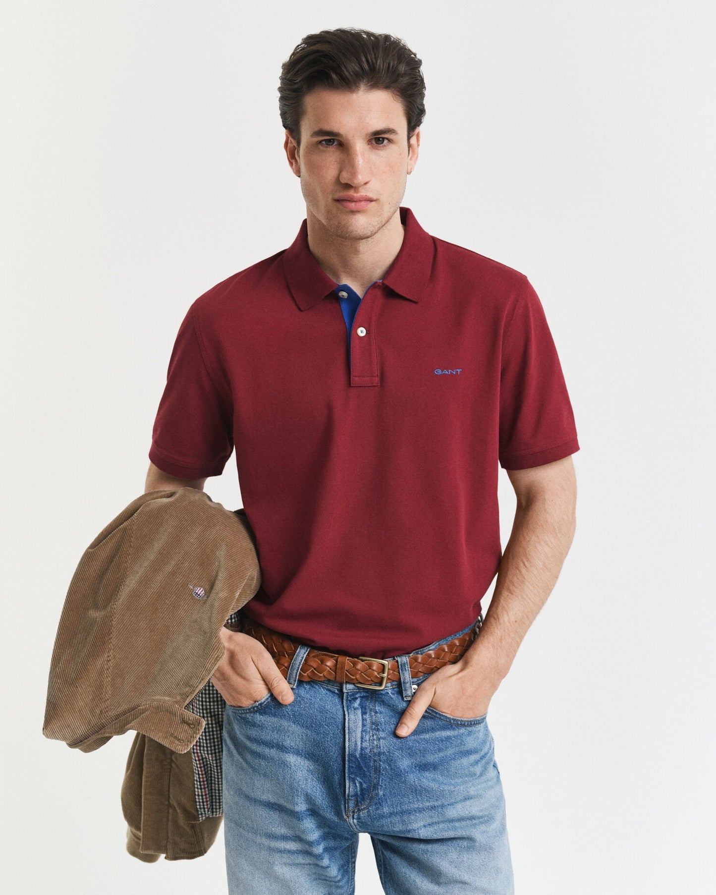 Piqué-Poloshirt mit Kontrastdetails