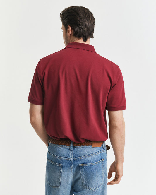 Contrast Pique Polo Shirt