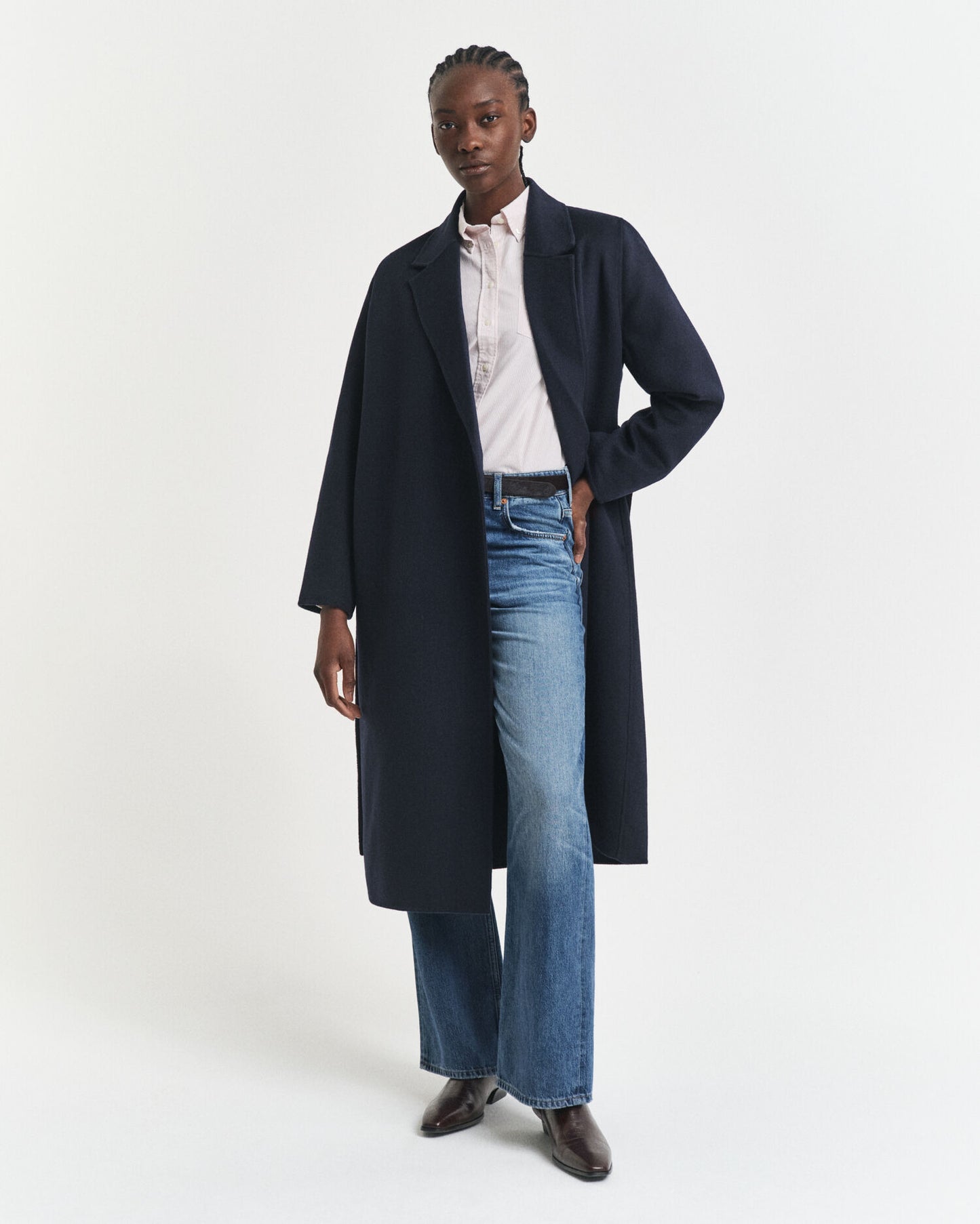 Klassisches Oxford-Hemd mit Streifen, Regular Fit